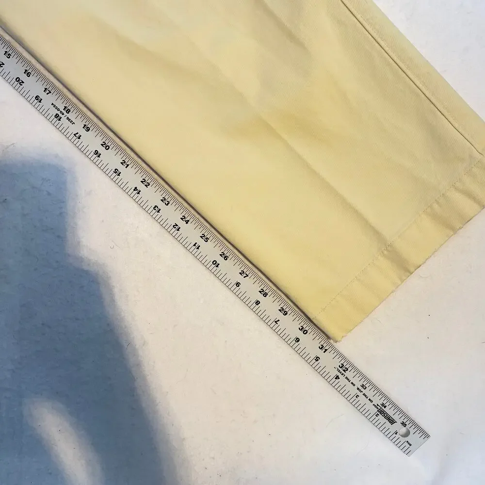 J. Crew Pale Yellow Men’s Chinos